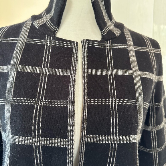 Moth Jacket XS Black/White Windowpane Plaid - Picture 3 of 11